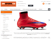 Tablet Screenshot of imsport.cz